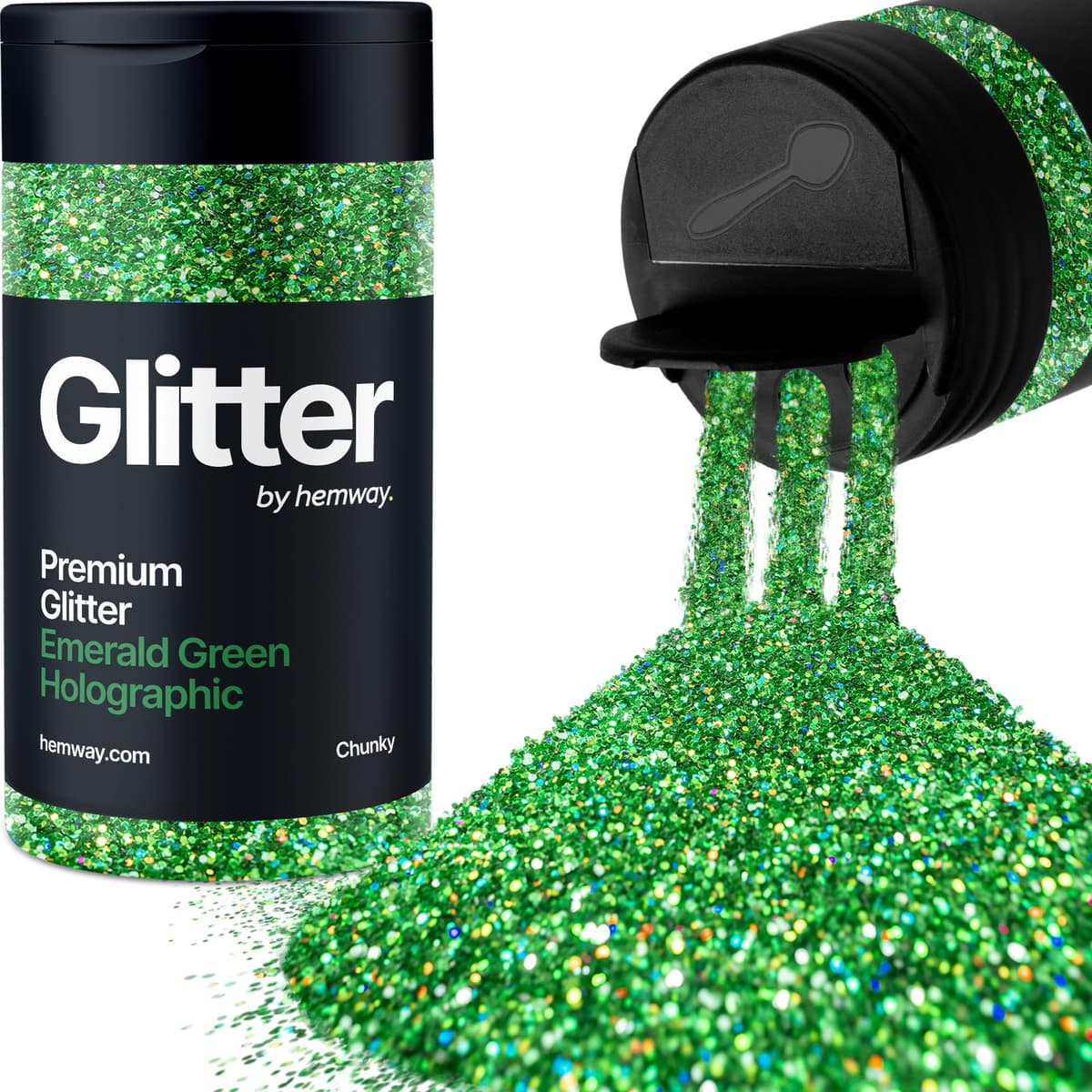 Light Rose Gold Glitter Shaker, 130g Ultrafine Glitter, Crafts 1/128" Metallic Flake Light Rose Gold Sequins, Resin & Epoxy Crafts, Decorating, Halloween, Christmas Nail, Face, Hemway — view 155