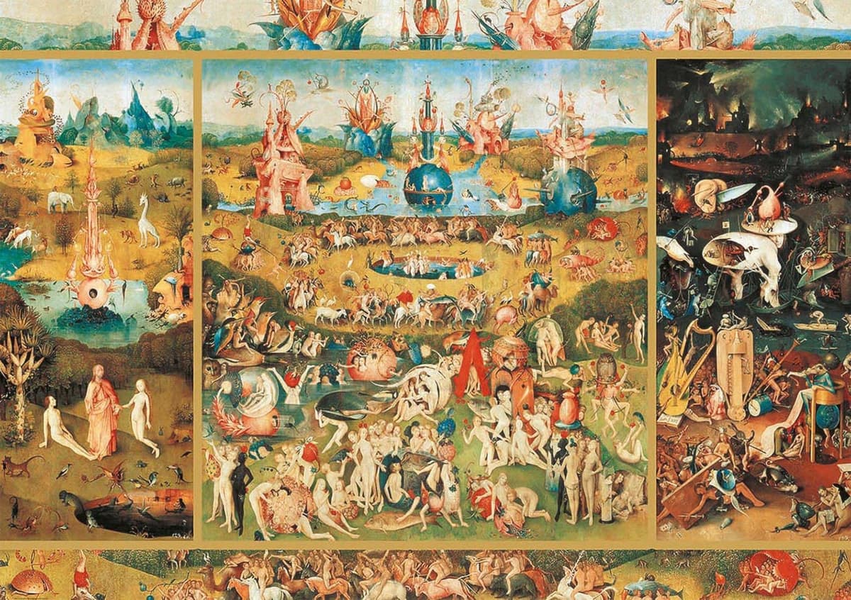 Educa - Puzzle de 2000 Piezas para Adultos | El Jardín de Las Delicias. Incluye Pegamento Fix Puzzle. A Partir de 14 años (18505) — view 2