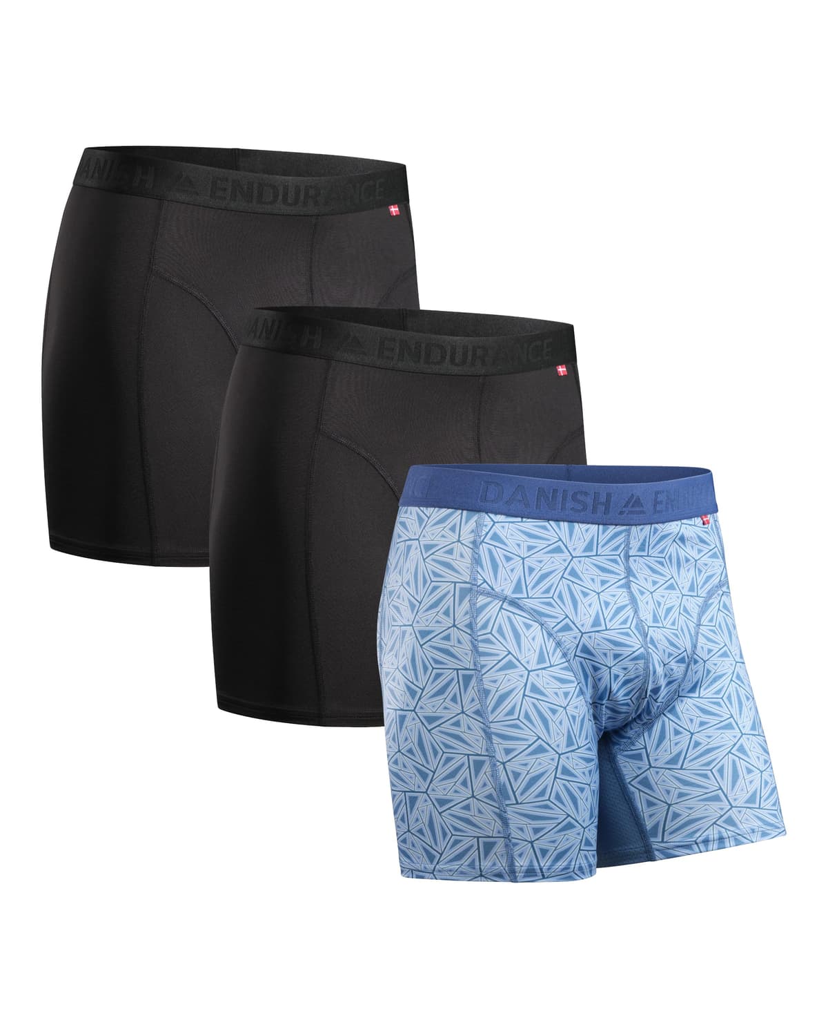 Danish Endurance Men's Sports Trunks 3-Pack Extra Long Ropa Interior de Hombres Hombre (Pack de 3) — view 14