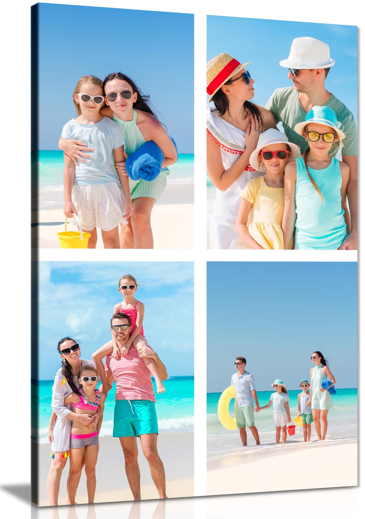 1 Photo Portrait Personalised Canvas Print – Custom Photo Wall Art – Multiple Sizes via “Customise Now” – Custom Printed Gift for Home & Occasions — view 17