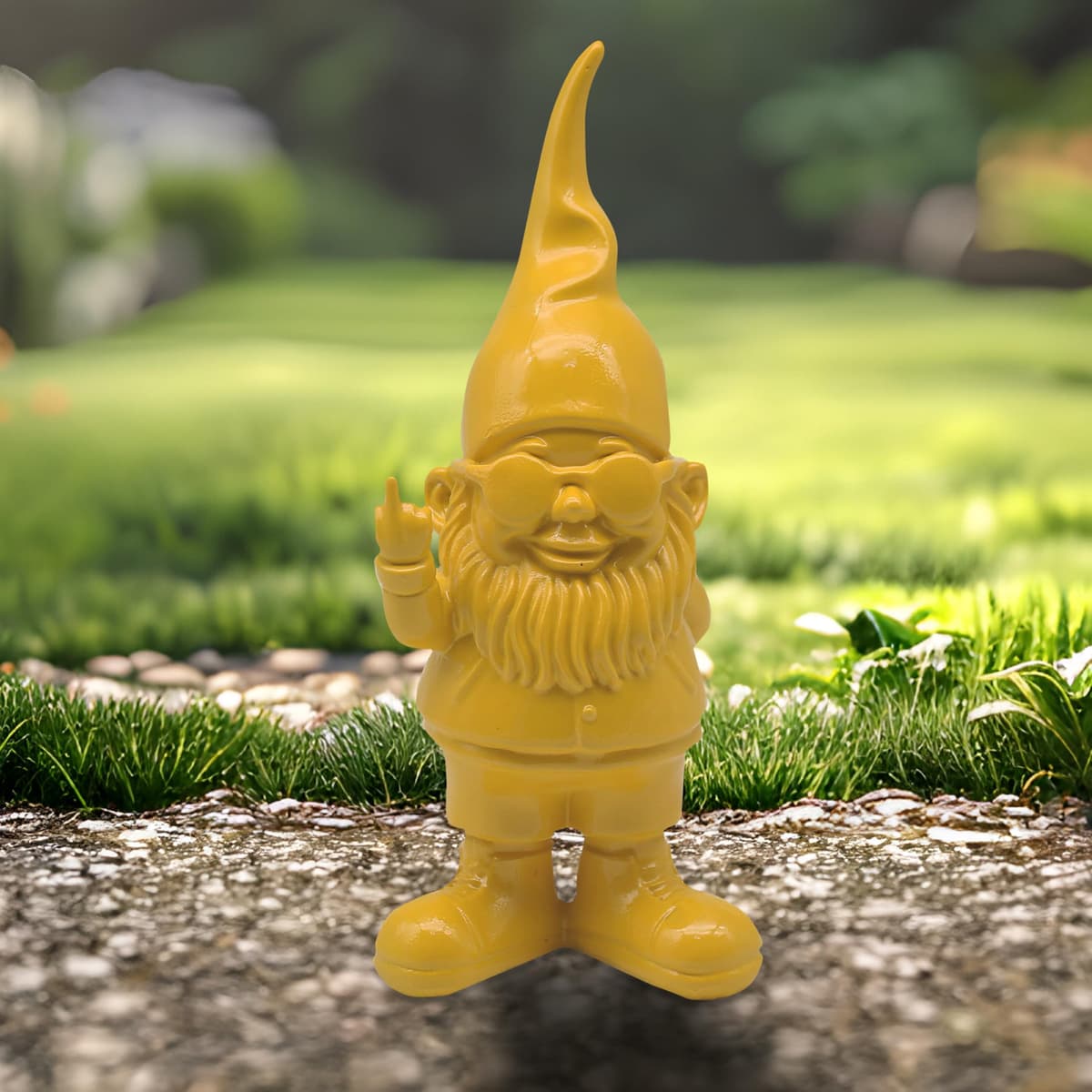 Lesser & Pavey Gnomes Home Decor Figurines & Ornaments For Home & Office | Decorative Home Accessories Statues For Indoor & Outdoor | Lovely Gifts for Women & Men Peace Hands Pink 20 Cm — view 35
