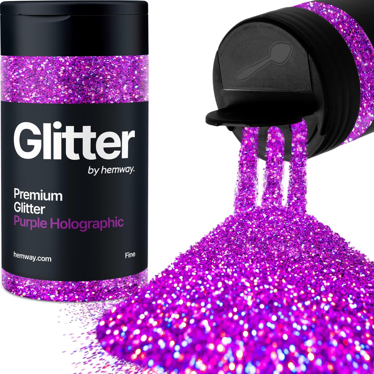 Light Rose Gold Glitter Shaker, 130g Ultrafine Glitter, Crafts 1/128" Metallic Flake Light Rose Gold Sequins, Resin & Epoxy Crafts, Decorating, Halloween, Christmas Nail, Face, Hemway — view 13