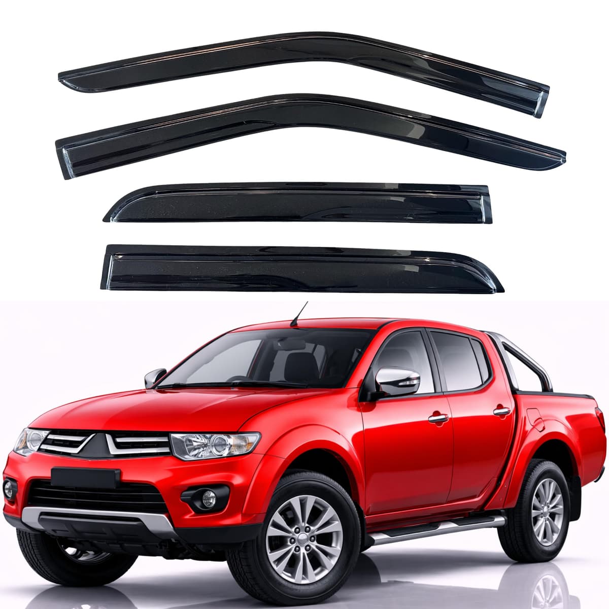 KPY Rain Guards Fit for 2006-2013 Lexus IS250 IS350, Out-Channel Window Visors Vent Wind Deflectors 4PC, Car Accessories for 06-13 Lexus is Series — view 170