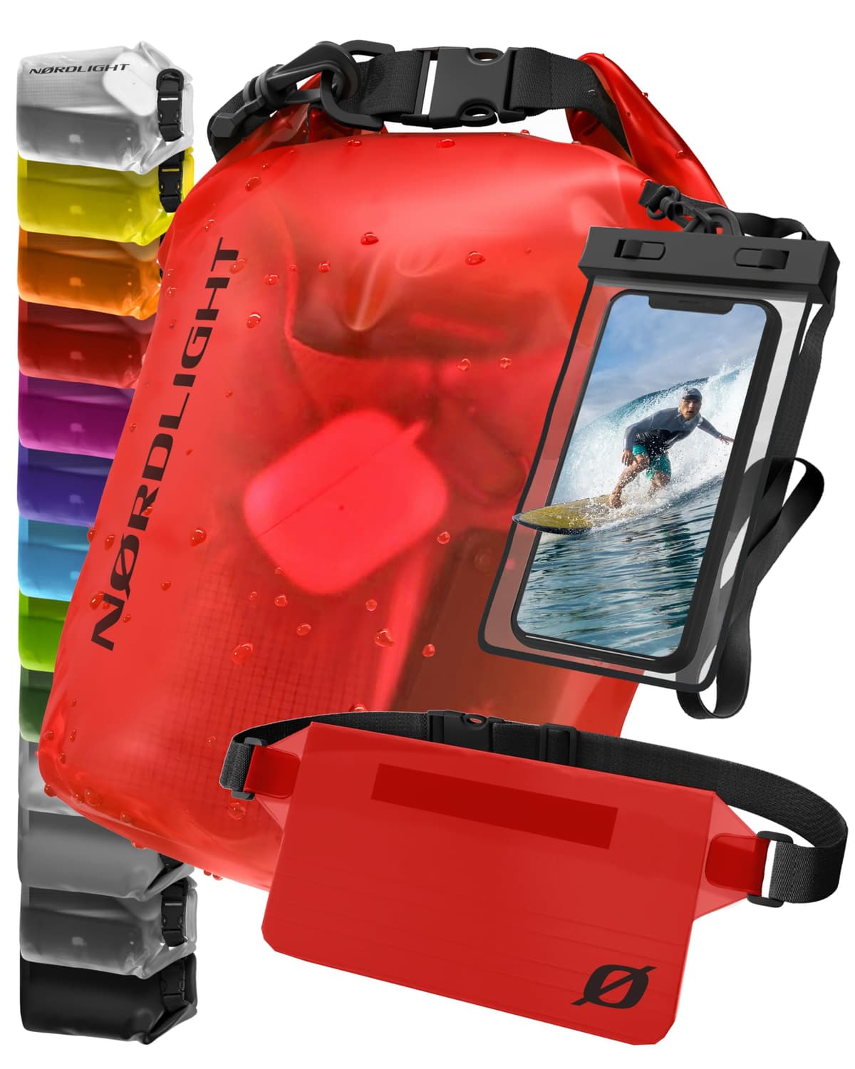 Nordlight Mochila Impermeable Roll Top 25L - Hybrid 25" | Bolsa Seca Con Compartimento Para Portátil De 15 Pulgadas, Bolsillos Exteriores E Interiores, Sistema De Transporte Acolchado — view 39