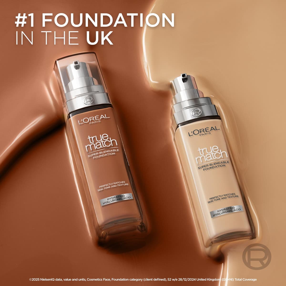 L'Oreal Paris Make-up Designer True Match Foundation, Base de maquillaje, Color 6.5D/6.5W Golden Toffee, 30 ml — view 5