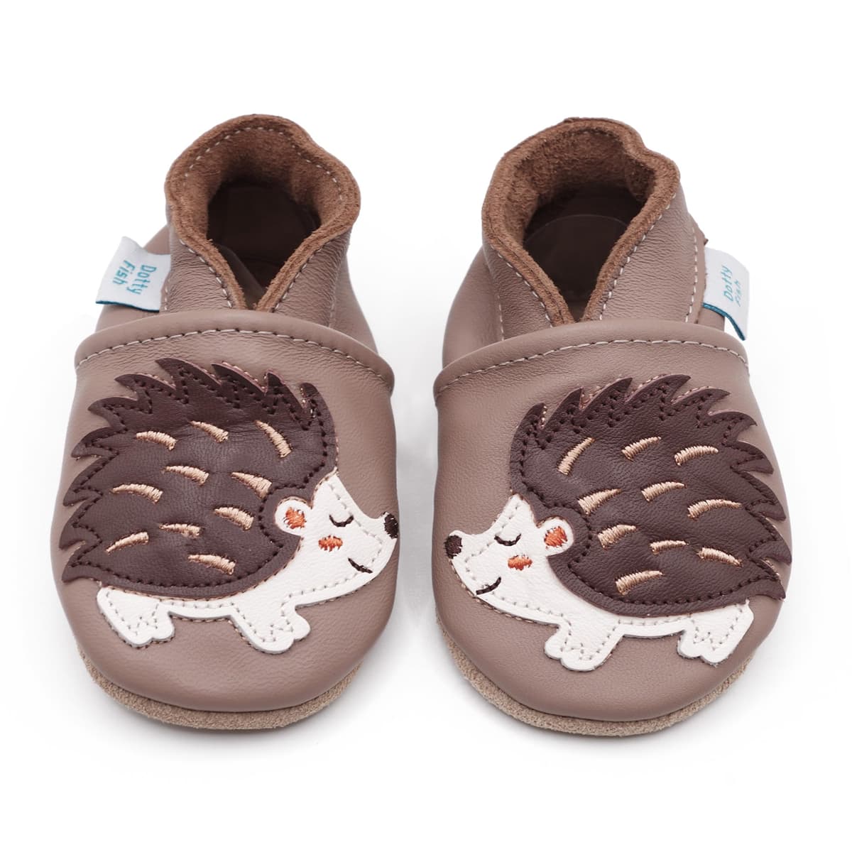 Dotty Fish Soft Sole Leather Baby & Toddler Shoes – Barefoot, Non-Slip, Lightweight & Flexible, Elasticated Ankles - Unisex Boys & Girls, UK Brand, Podiatry Approved — view 26