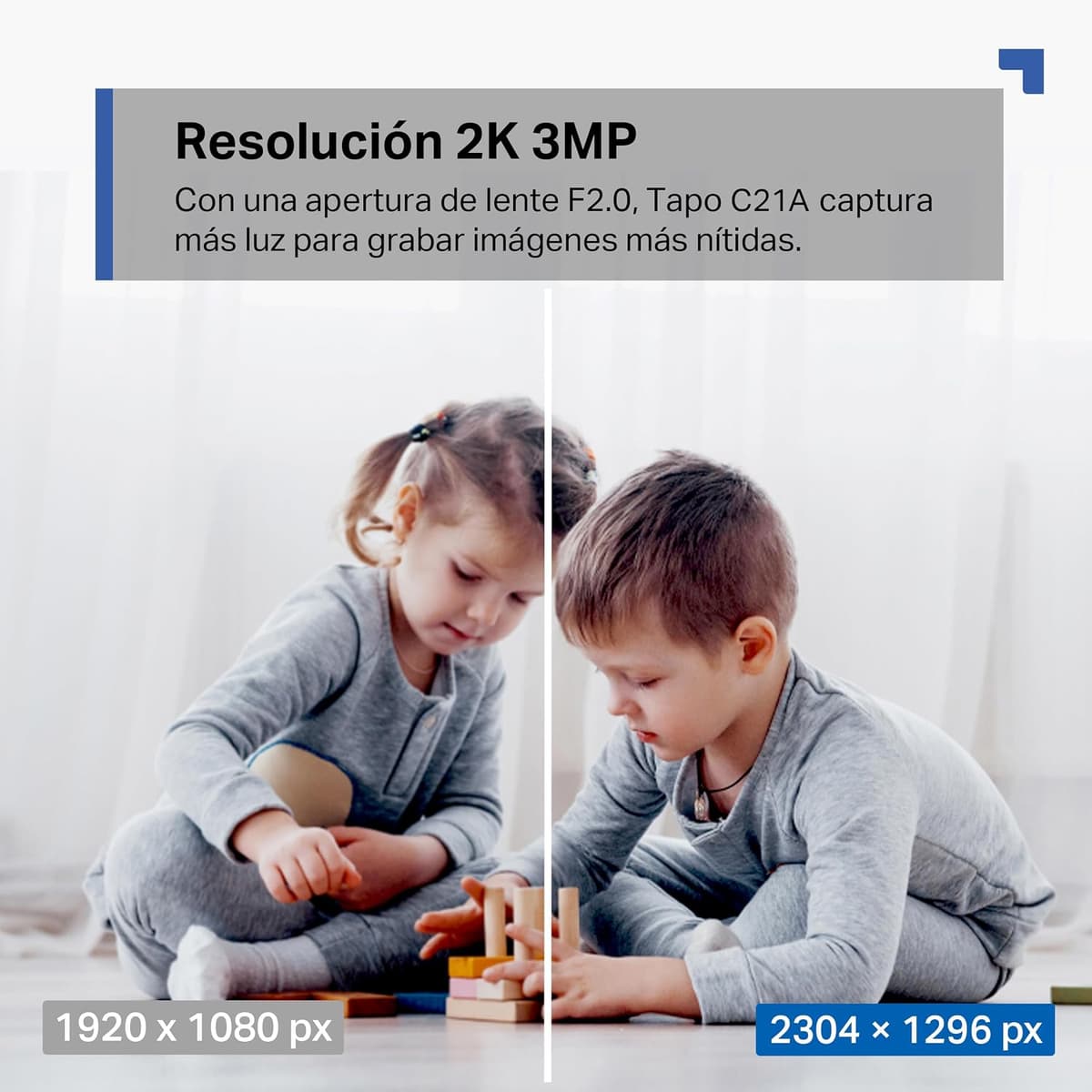 Tapo 2K(3MP) 360°C21A Indoor WiFi Surveillance Camera, Night Vision, Real-Time Notifications, Person Detection, Motion Tracki — view 2