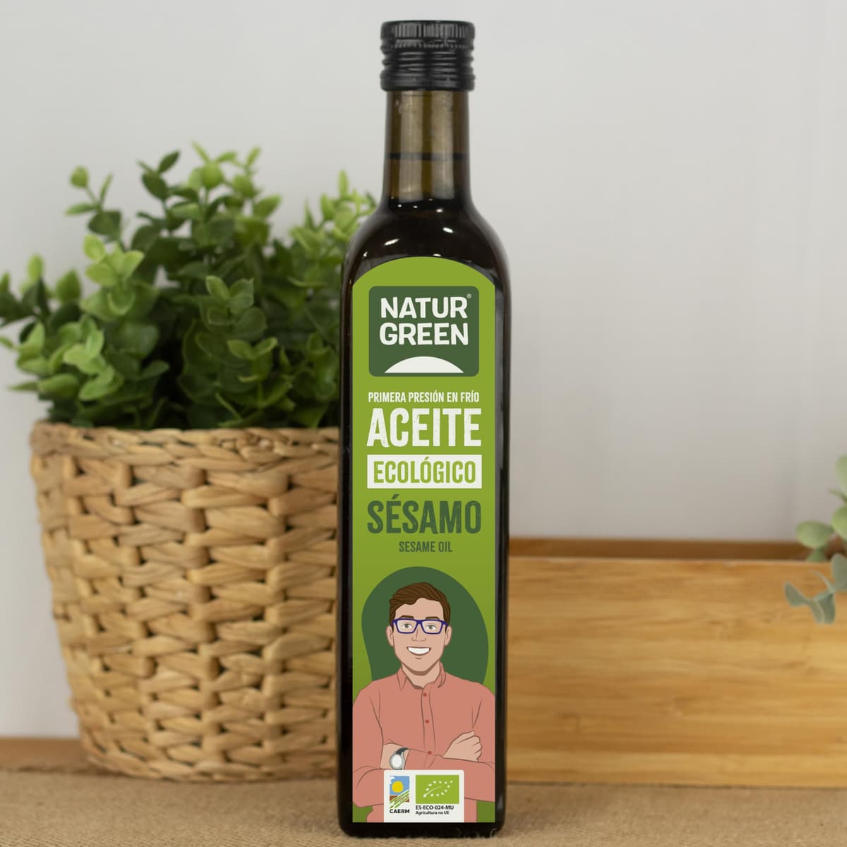 NaturGreen Aceite de Sésamo, 500ml (Bio) — view 3