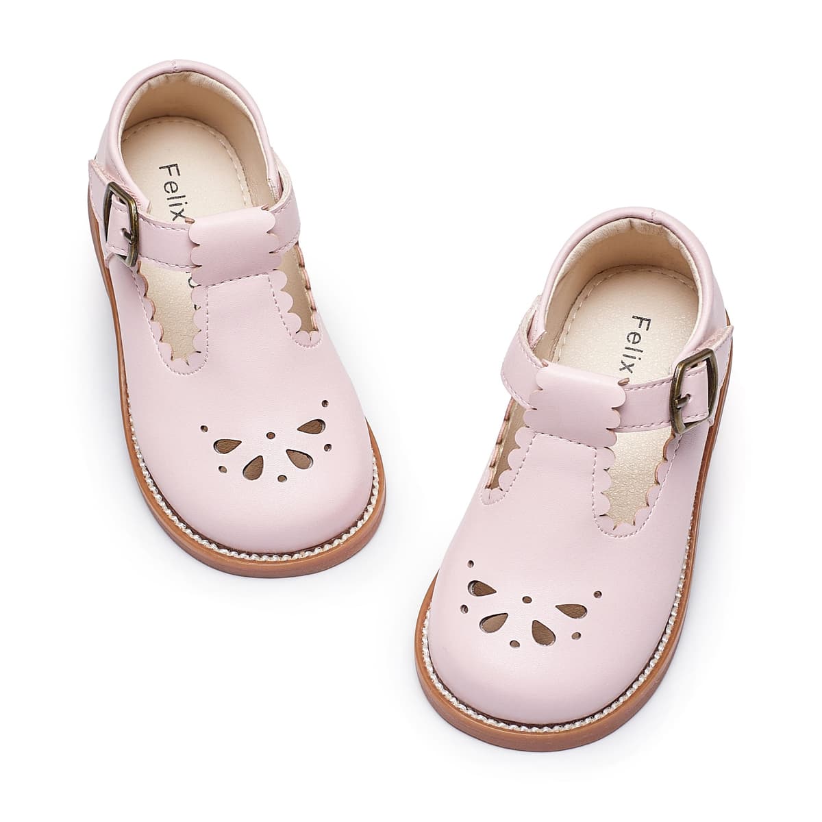 Felix & Flora Toddler Little Girl Mary Jane Dress Shoes - Ballet Flats for Girl Party School Shoes — view 70