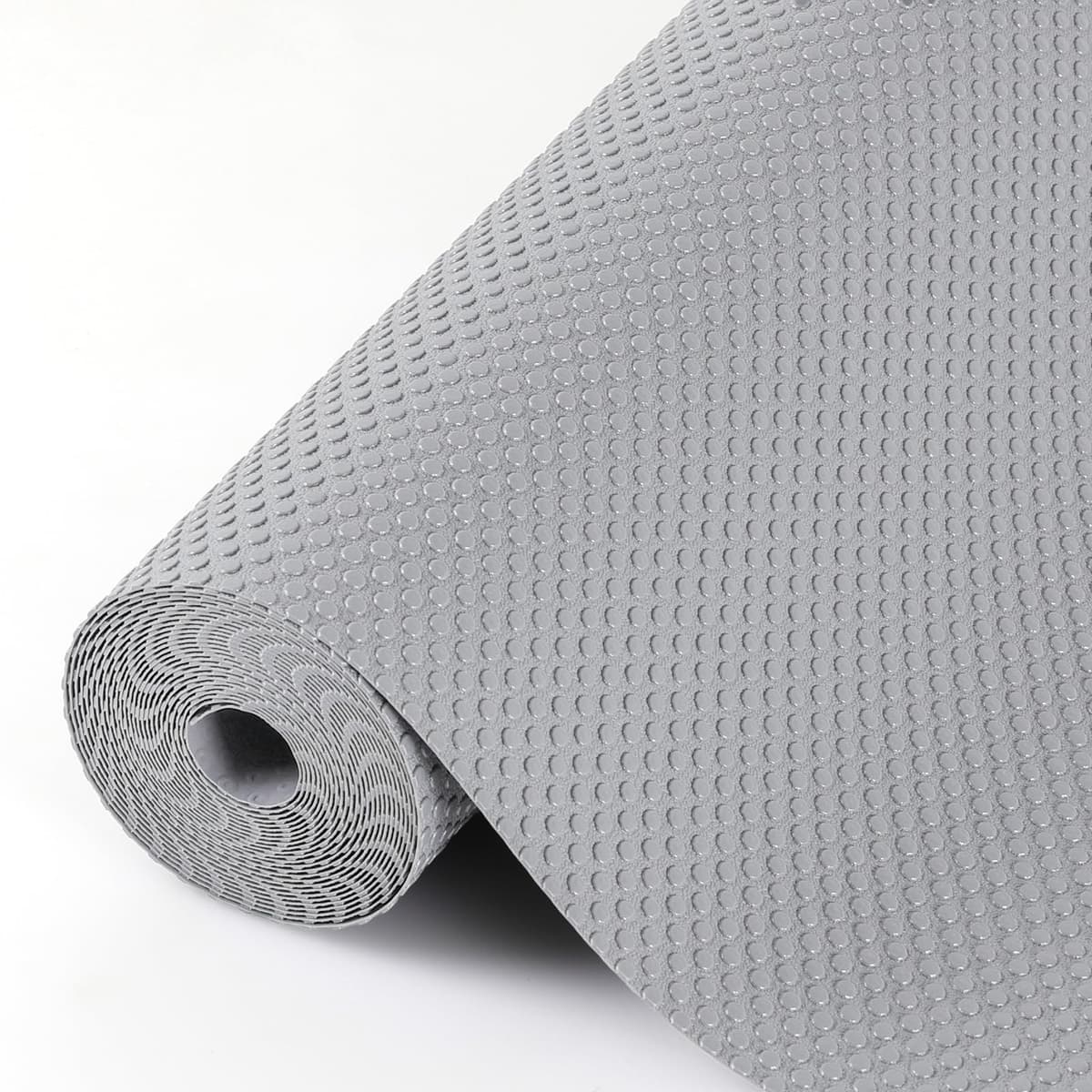Hersvin 45cmx500cm Plastico Protector para Cocina Cajones, Alfombras Non Adhesivo para Nevera Mueble Fregadero Estante Organizador Cubiertos EVA Cubre Encimera(Gris Oscuro/Punto) — view 10
