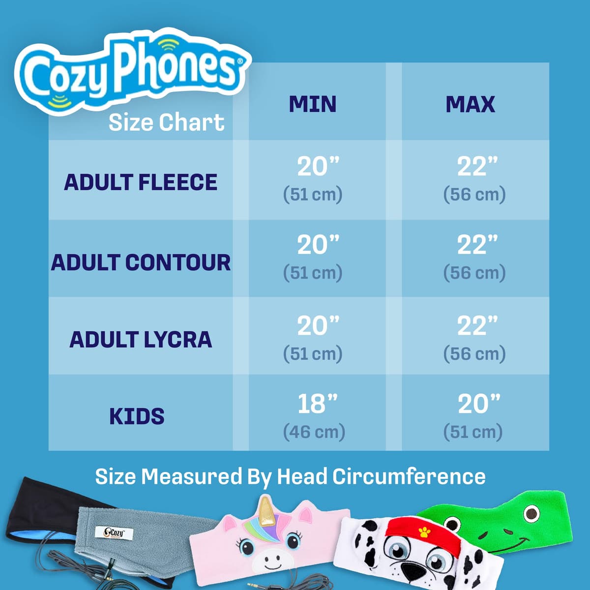 CozyPhones Kids Headphones Volume Limited with Ultra-Thin Speakers Soft Fleece Headband - Perfect Children's Earphones for School, Home and Travel - Mystic Unicorn — view 6