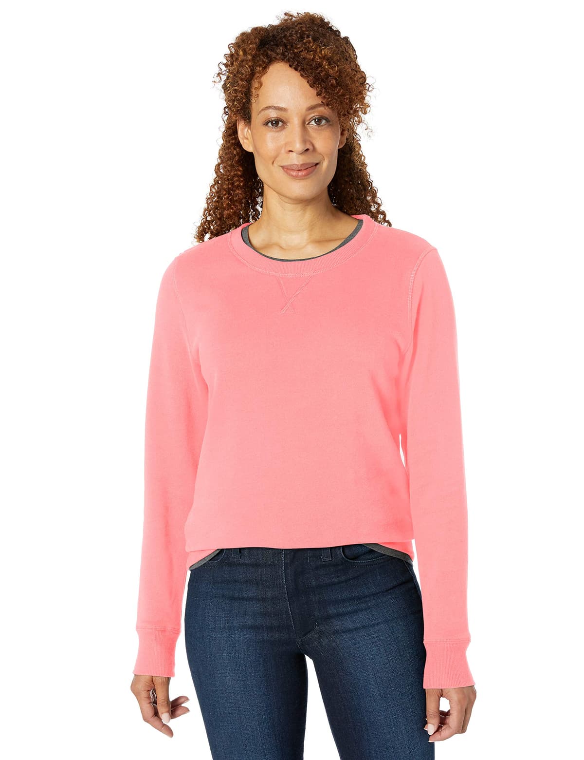 Amazon Essentials Mujer Sudadera con Cuello Redondo de Forro Polar (Disponible en Tallas Grandes) — view 47