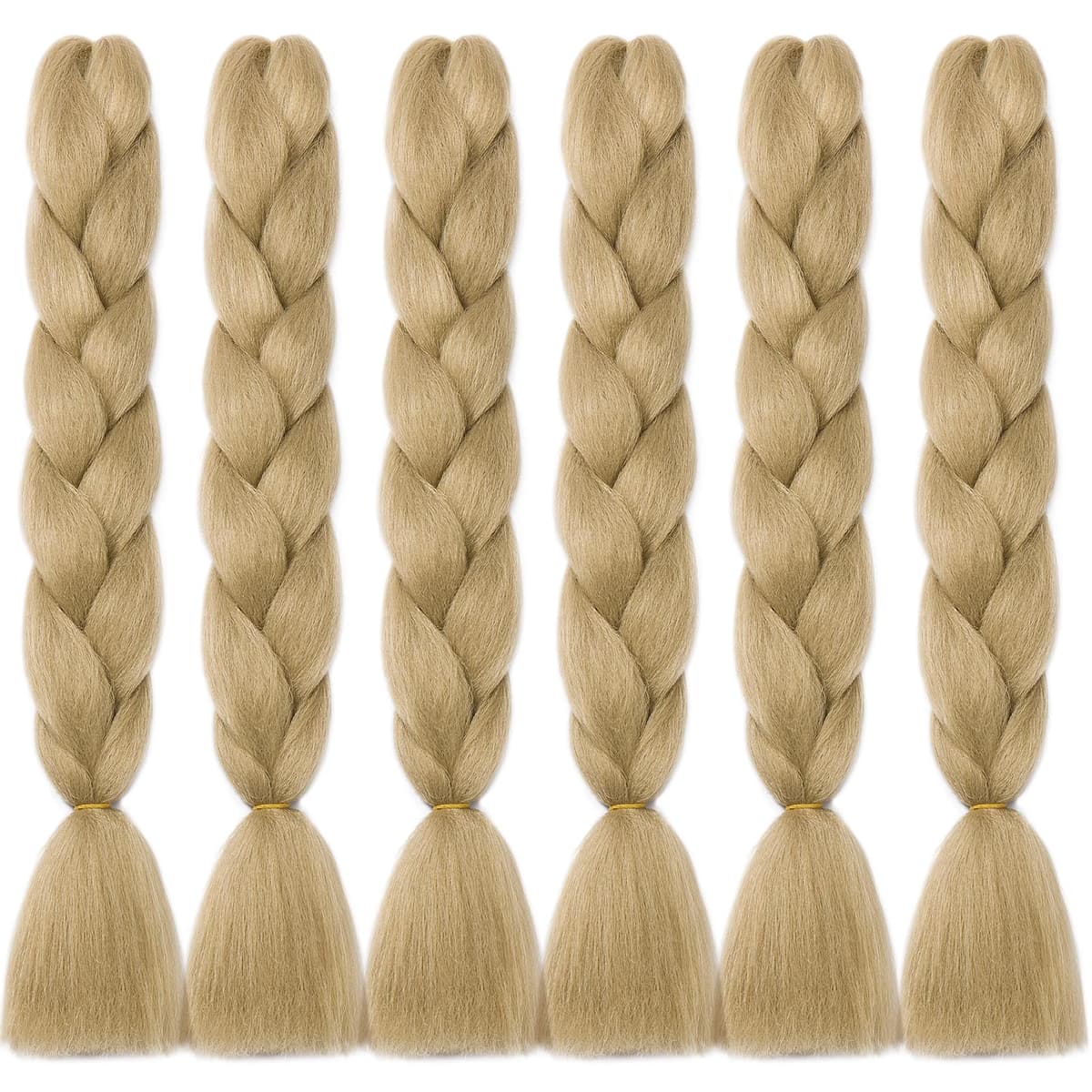 24" Braiding Hair Extension Jumbo Braids Synthetic 3bundles/pack Crochet Hair Afro Box Braid Heat Resistent (Dark Purple) — view 61
