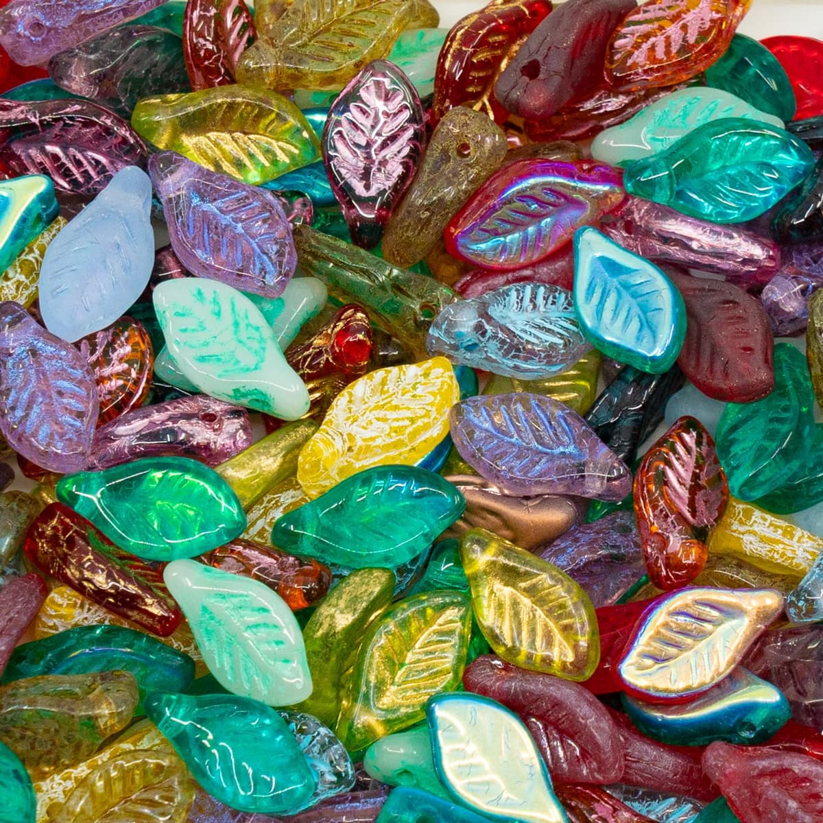 Czech 50-Piece Glass Beads, 6x9mm, Teardrop Siam Red — view 34