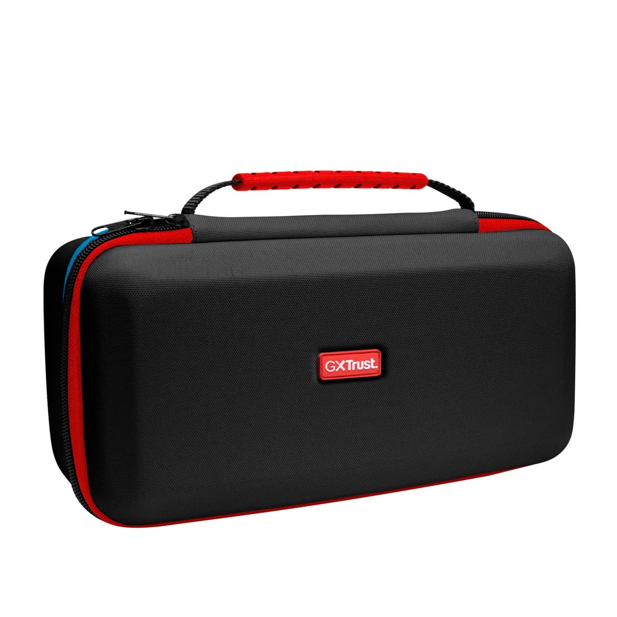GXTrust 1252 XL Funda para Nintendo Switch 2, Carcasa Estuche Rigido de Transporte para Consola y Accesorios, Funda Protectora Dura, Bolsillo para 4 Joy-Cons y 12 Cartuchos de Juego, Negro
