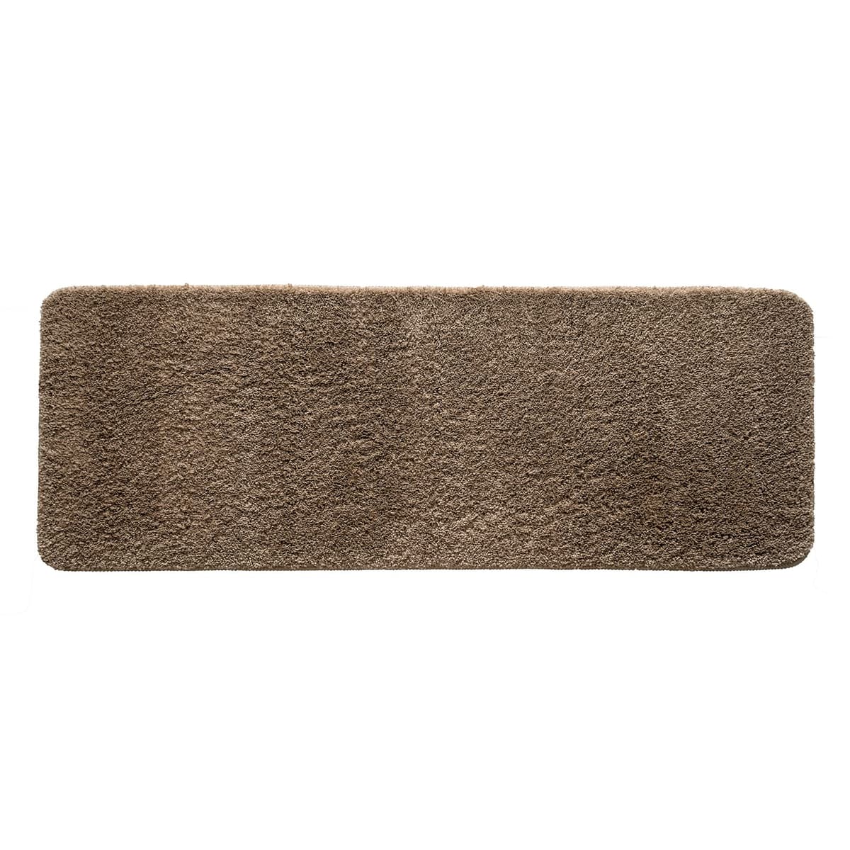 MIULEE Alfombra de Baño Antideslizante Absorbente Microfibra Alfombrilla Baño Lavable a Máquina Alfombra Ducha Baño Cocina Puertas de Entrada Pasillo para Dormitorio Salon Modernas 45x120 cm Beige — view 9