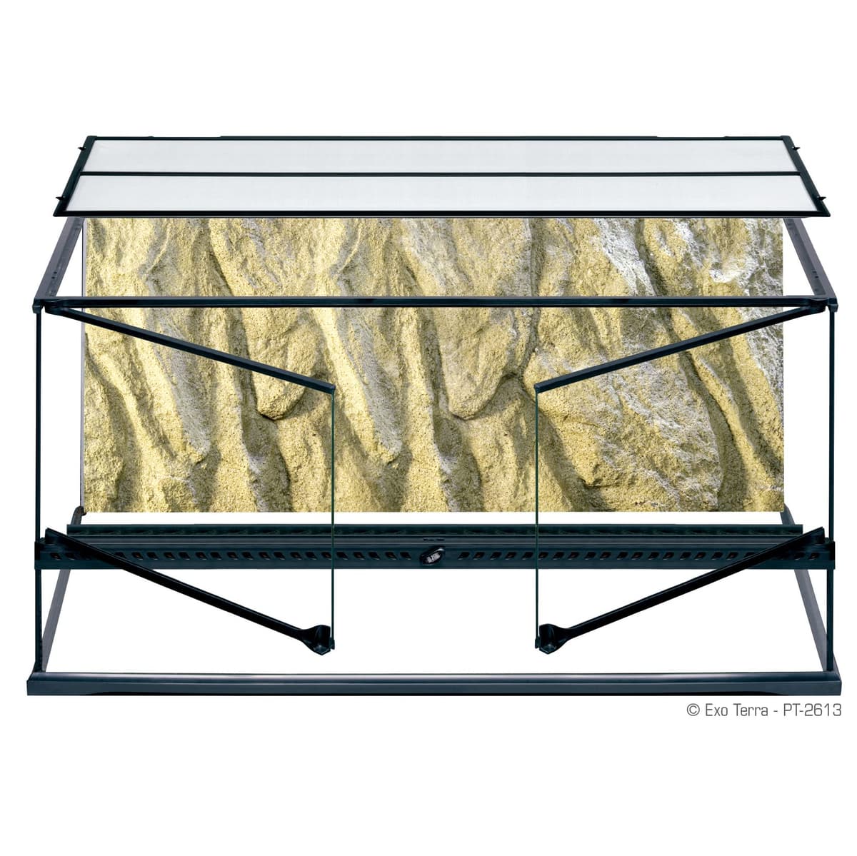 Exo Terra Terrario de cristal, con ventilación frontal única, 60 x 45 x 30 cm — view 7