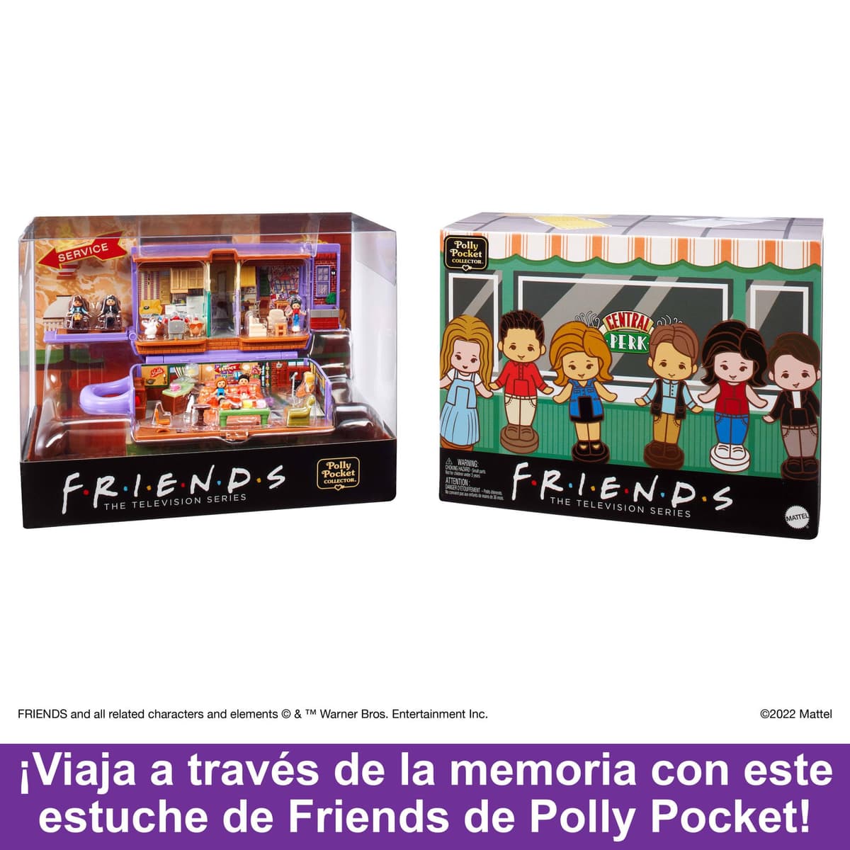 Polly Pocket Conjunto de Juego, Estuche de Friends con 6 muñecos y 9 Accesorios, HKV74 — view 3