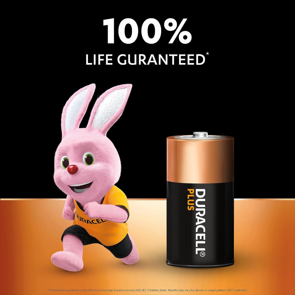 Duracell Plus C Batteries (6 Pack) - Alkaline 1.5V - 100% Life Guaranteed - Reliability For Everyday Devices - 0% Plastic Packaging - 10-Year Storage - MN1400 — view 2