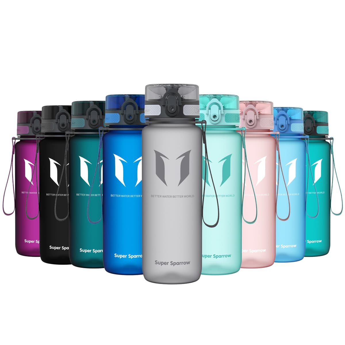 Super Sparrow Botella de Agua Deportiva -350ml & 500ml & 750ml & 1000ml - Sin BPA — view 99