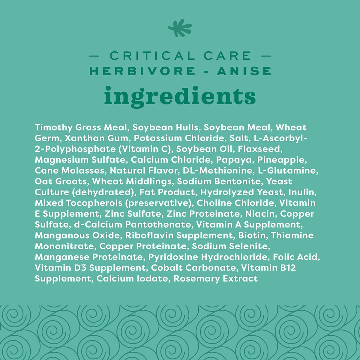 Oxbow Animal Health Critical Care, Herbivore, Anise Flavor, 141 Gram Bag (70100) — view 5