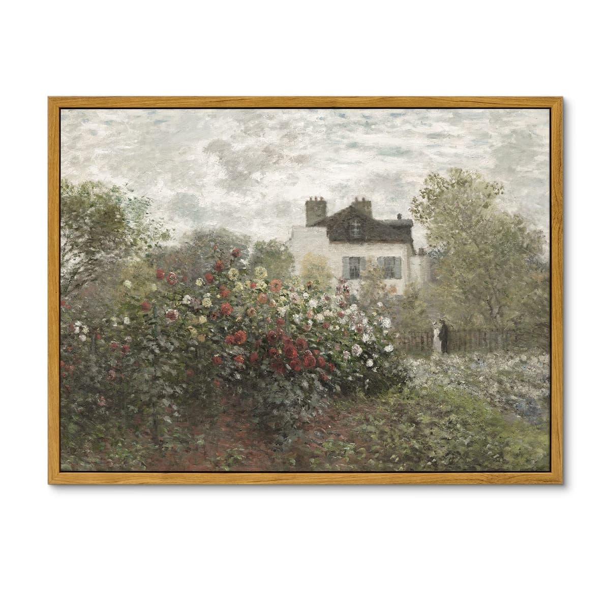 InSimSea Framed Canvas Wall Art, Meadow with Flowers Painting, Landscape for Living Room, Bedroom, Home, Bathroom Decor, 8x10 — view 24