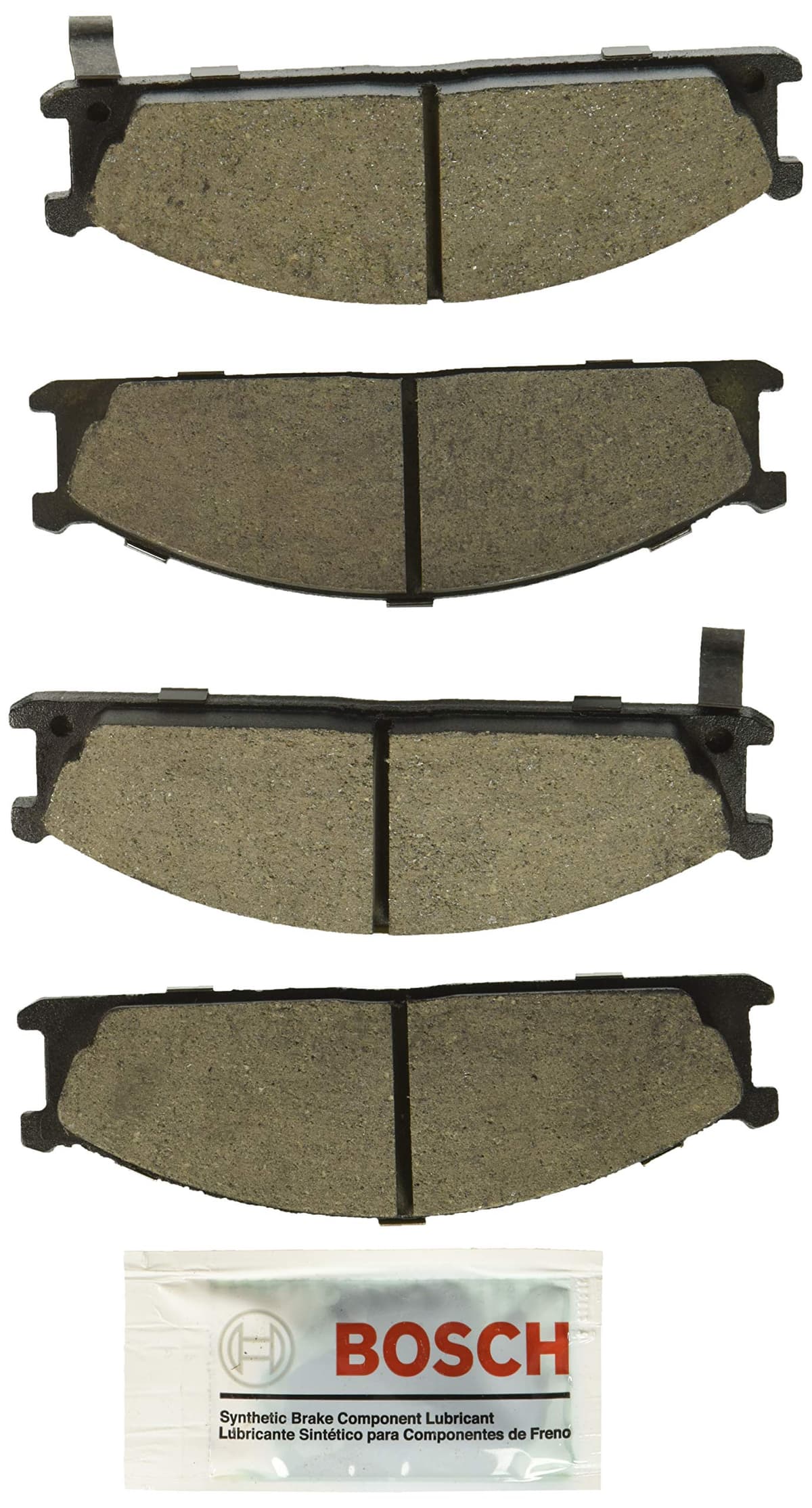 Bosch BC914 QuietCast Premium Ceramic Disc Brake Pad Set For: Acura ILX; Honda Accord, Civic, CR-V, Element, Fit, Front — view 285