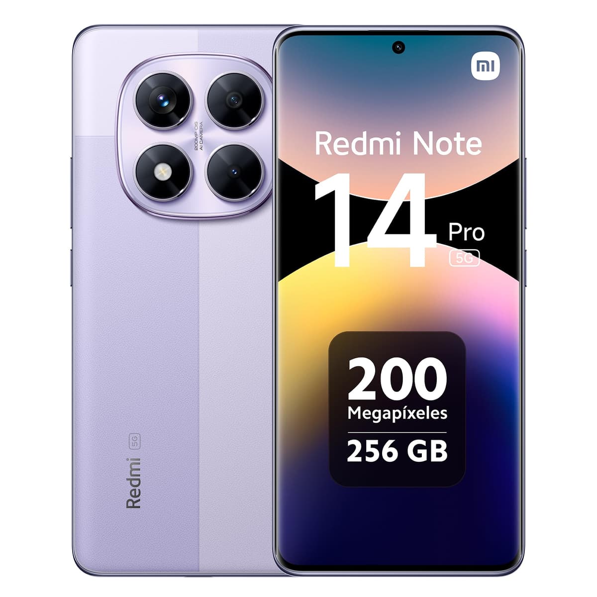 XIAOMI Redmi Note 14 5G - Smartphone de 8+256GB, Pantalla de 6.67" AMOLED FHD+ 120Hz, MediaTek Dimensity 7025-Ultra, cámara de 108MP, 5110 mAh, Cargador no Incluido, Morado (Versión ES) — view 14