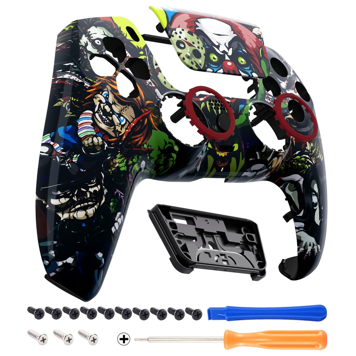 eXtremeRate Luna Rediseñado Carcasa Frontal con Panel Táctil Compatible con ps5 BDM-010 BDM-020 BDM-030 BDM-040 Carcasa Delantera Placa Frontal Funda Portectora Compatible con ps5(Efectivo de $100) — view 49