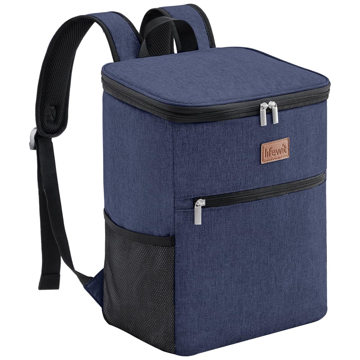 Lifewit Mochila Nevera 24L (30 Latas), Mochilas Neveras Portatil Isotermica, Bolsa Termica Porta Alimentos Impermeable, Cooler Bag para Playa, Picnic, Camping, Viaje, Trabajo, Negro — view 10