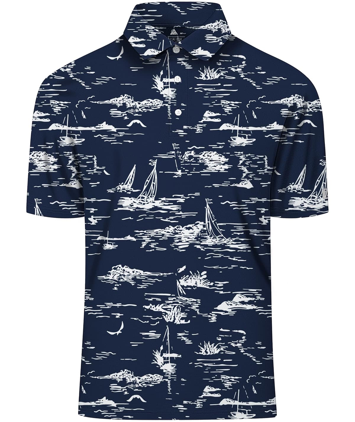 SwissWell Polo Hombre Manga Corta UPF 50+ Golf Polos Secado Rápido Transpirable Tenis Polo Camisetas Estampadas de Verano Casual T-Shirt — view 10