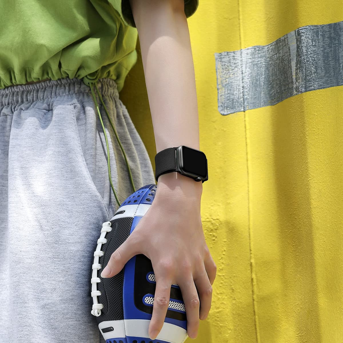 Oielai Solo Loop Straps Compatible with Apple Watch Strap 38mm 40mm 41mm 42mm 44mm 45mm 46mm 49mm, Adjustable Stretch Nylon Sport Band for iWatch Series 11 10 9 8 7 6 5 4 3 2 1 SE Ultra — view 7