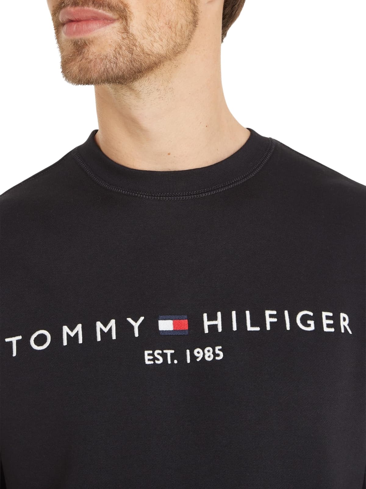 Tommy Hilfiger Sudadera Hombre Tommy Logo sin capucha — view 3