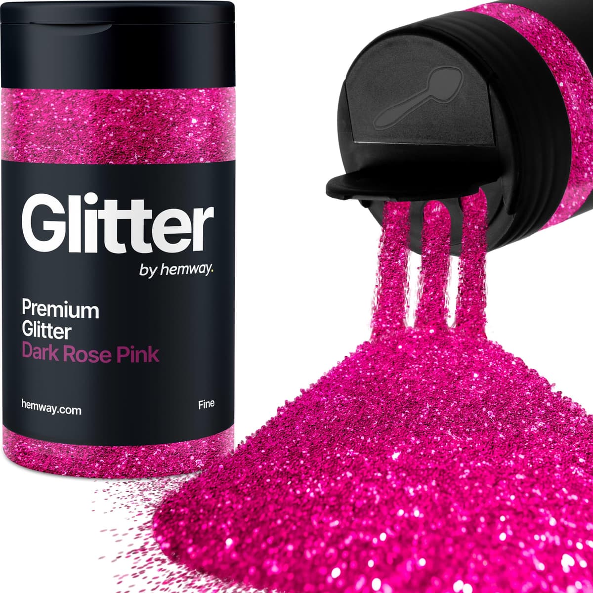 Light Rose Gold Glitter Shaker, 130g Ultrafine Glitter, Crafts 1/128" Metallic Flake Light Rose Gold Sequins, Resin & Epoxy Crafts, Decorating, Halloween, Christmas Nail, Face, Hemway — view 125