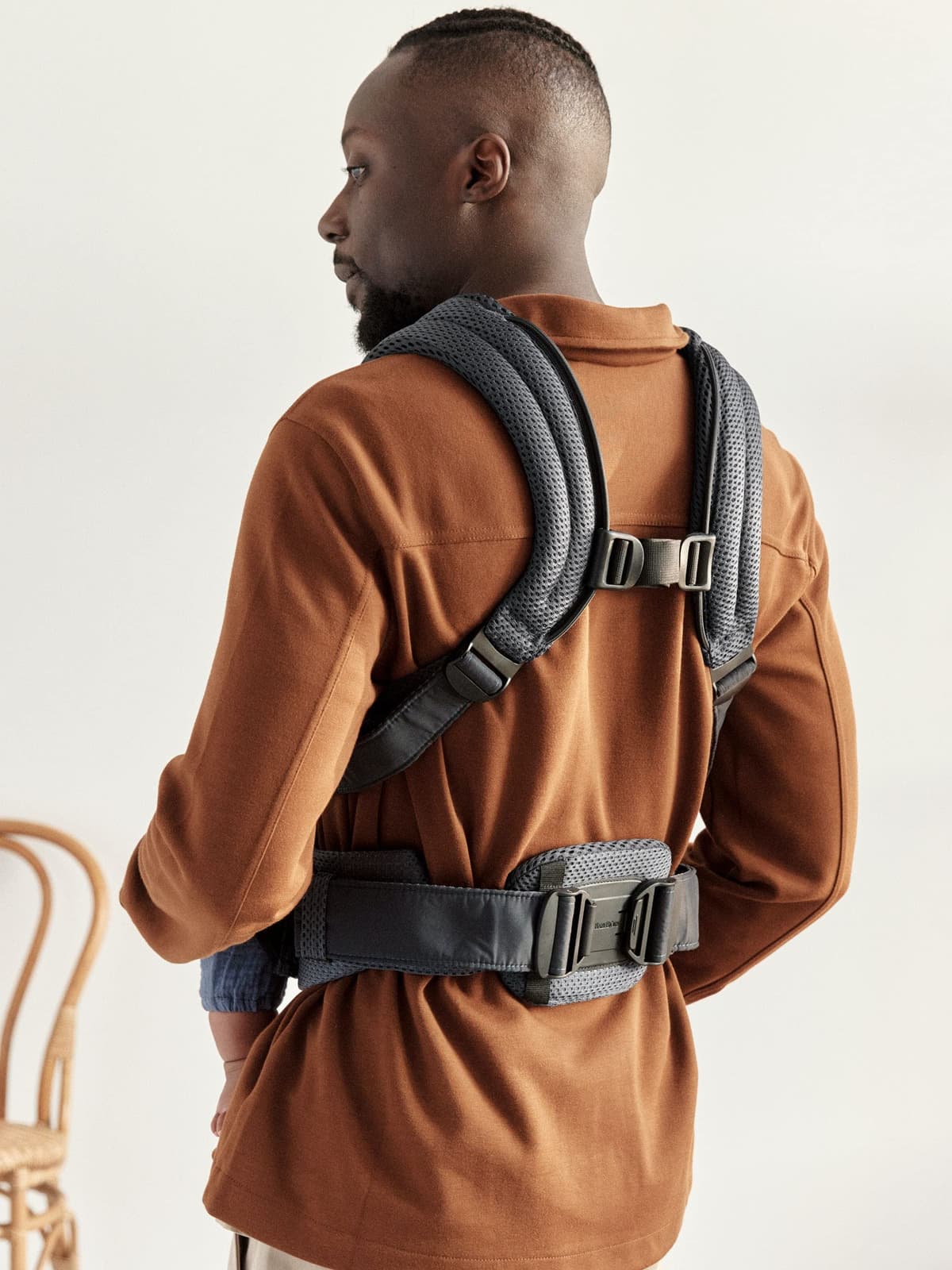 BABYBJÖRN Baby Carrier Harmony, 3D Mesh, Anthracite — view 4