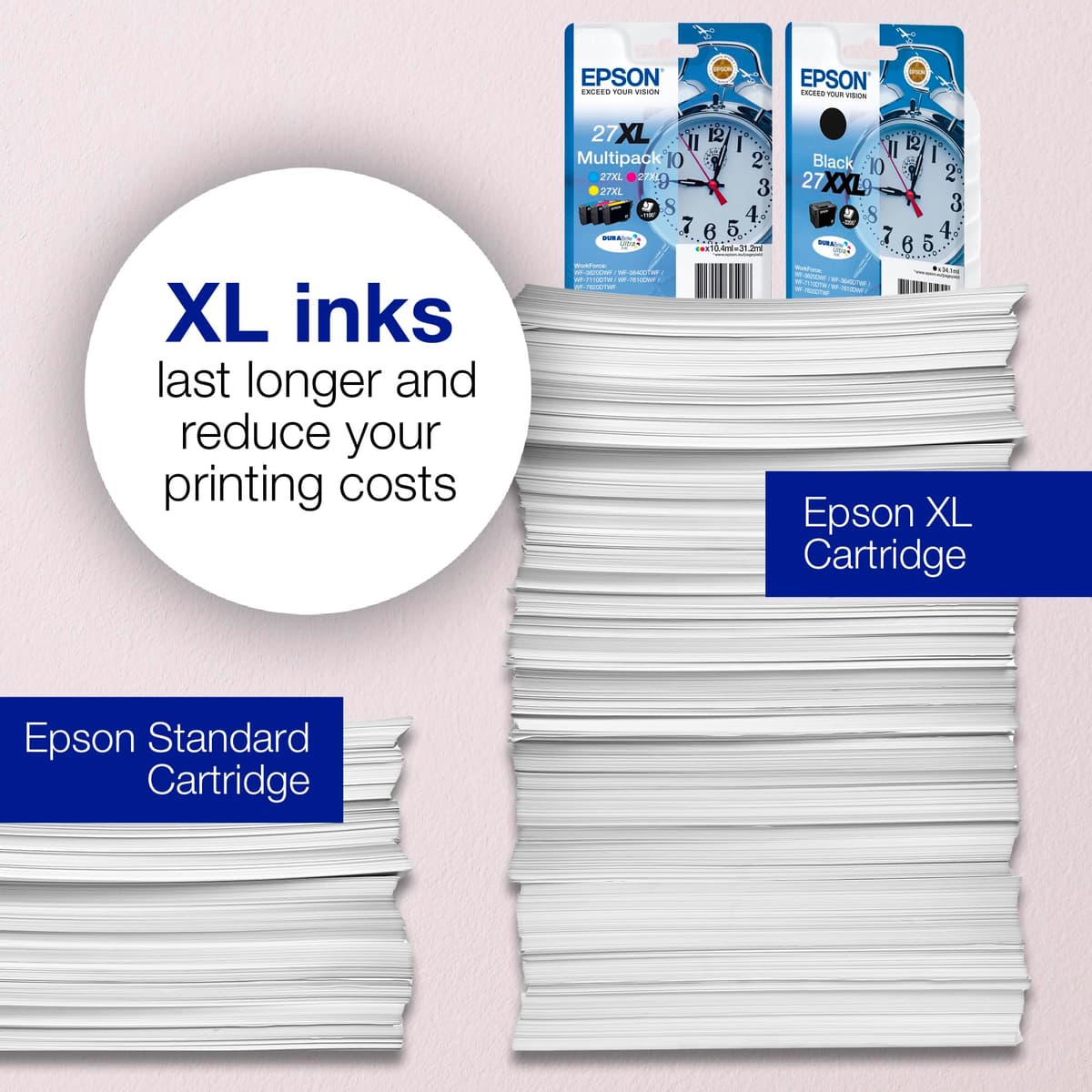 Epson C13T27114012 - Cartucho de Tinta para Impresoras 27XL DURABrite Ultra, 17.7 ml, color negro — view 4