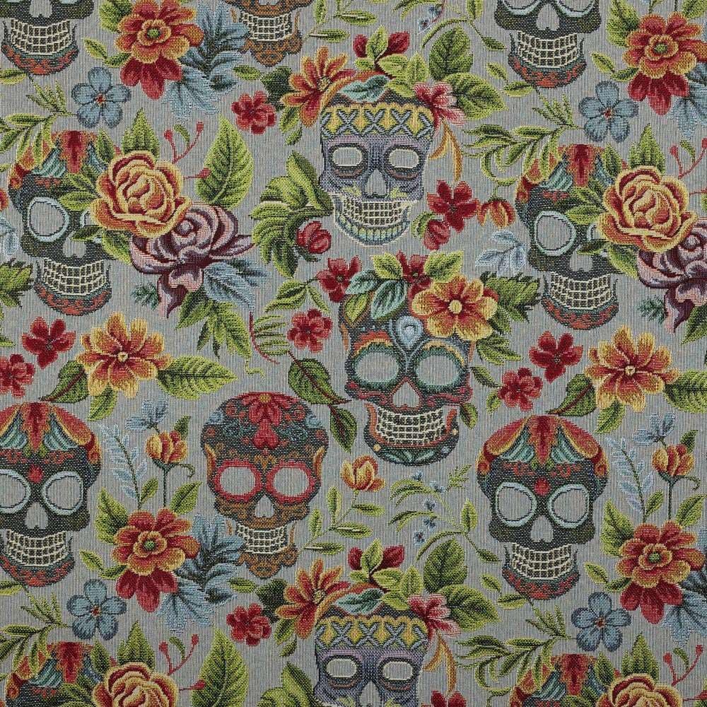 Kt KILOtela - Tela Tapicería, Jacquard Gobelino, Tapizar Sillas, Cojines, Cabecero, Sofá, Bolsos, Resistente al Desgaste, Costura, 100 cm Largo x 280 cm Ancho, Geométrico, Multicolor, 1 metro — view 34