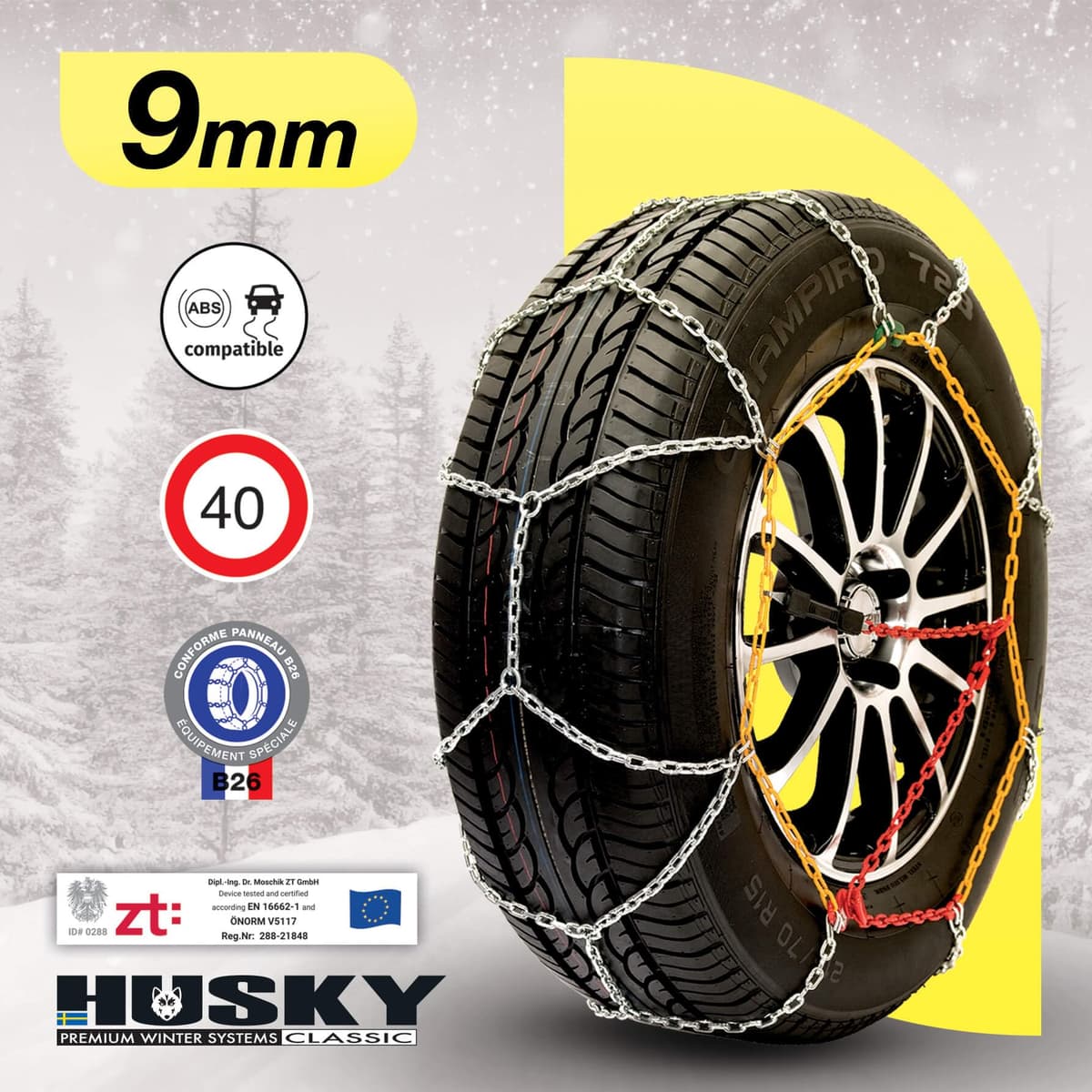 S SUMEX Husad20 Cadenas De Nieve "Husky Advance" 9 mm. O - Normal. Kn20 — view 3