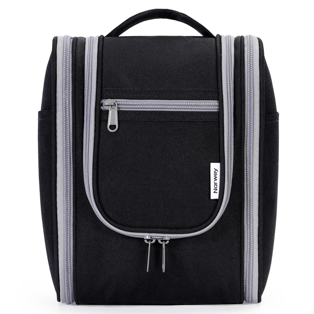 Narwey Neceser Mujer Bolsa de Aseo Colgante, Organizador de Maquillaje Neceser Viaje para Hombre y Mujer Accesorios de Viaje (Negro(Grande)) — view 32