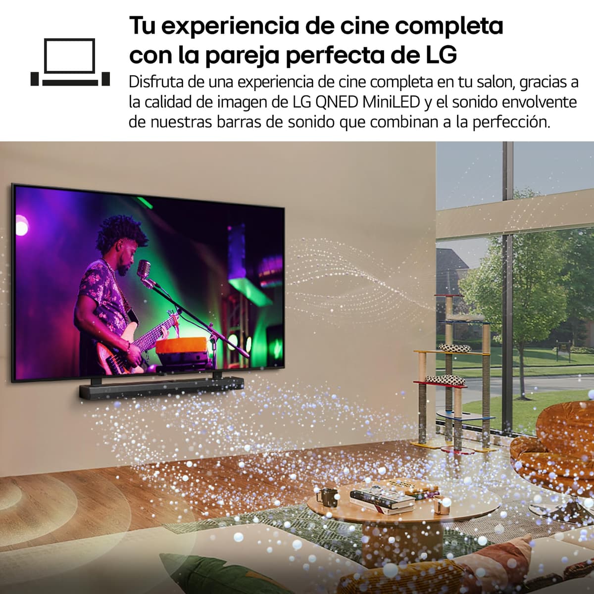 LG 55QNED85A6C - TV 55", 4K QNED EVO, Smart TV, WebOS 25, Procesador Potente e Inteligente, MiniLED AI, Super Upscaling, Dolby Vision y Dilgital Plus, Alexa/Google Assistant, Negro — view 13
