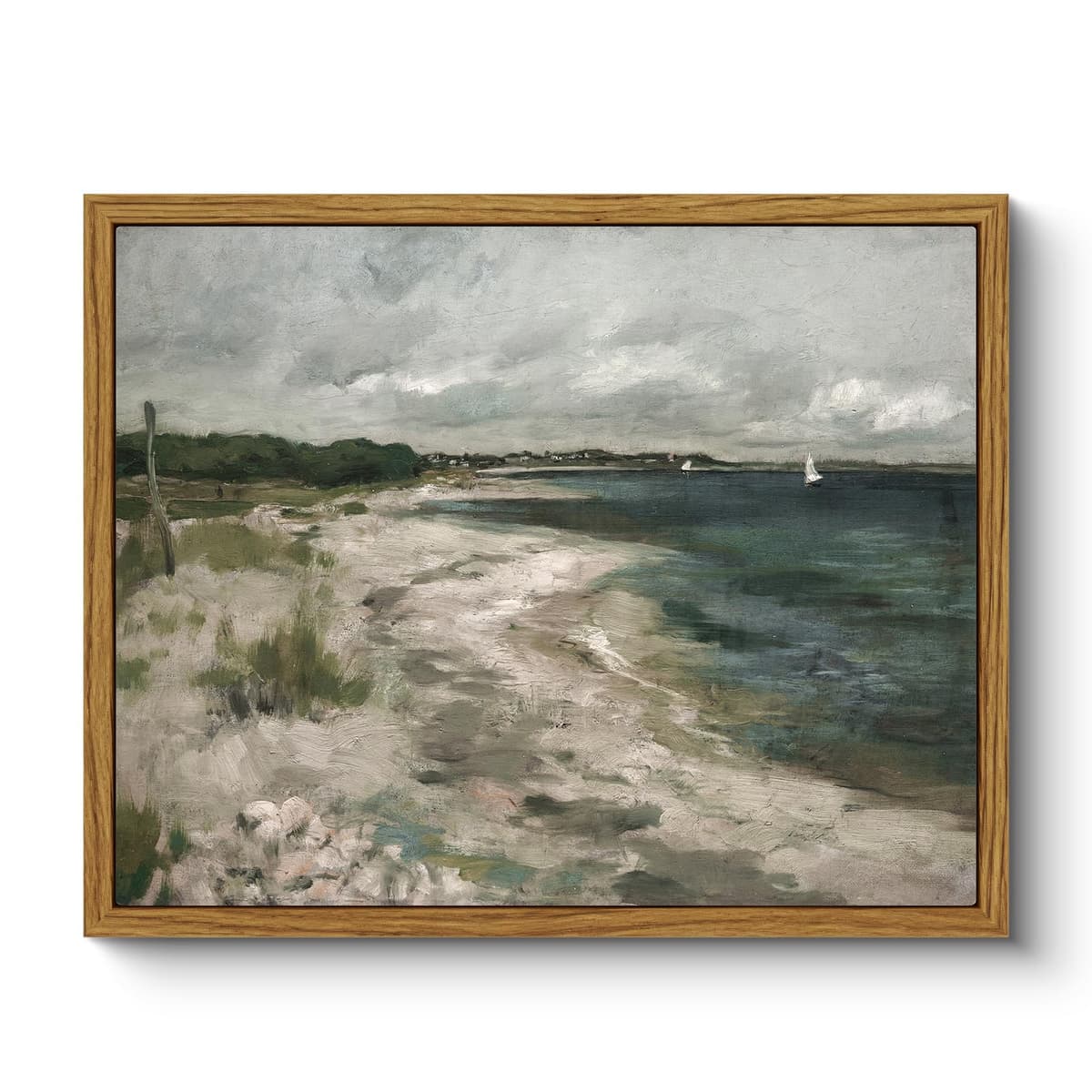 ARPEOTCY Framed Canvas Wall Art Prints, Living Room Hallway Shelf Decor, Grass Landscape Picture Paintings Wall Decor, Vintage Decor for Bedroom Bathroom Table, Aesthetic Room Decor, 20x25cm — view 23