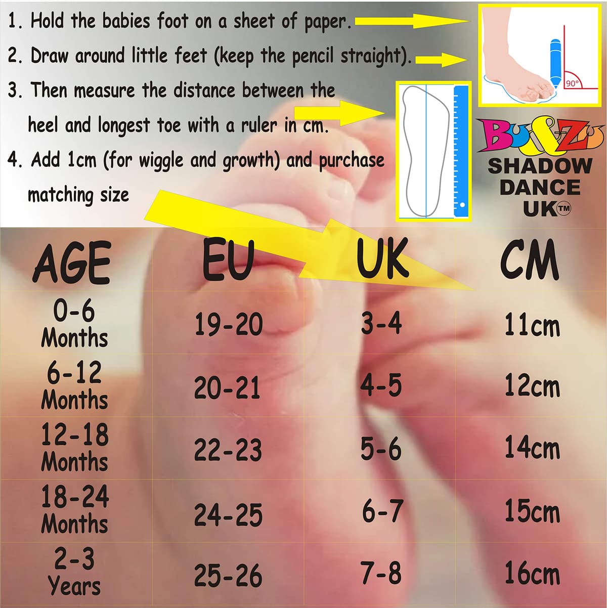 SHADOW DANCE UK Baby Shoes Toddler Shoes with Soft Sole Baby Boy Shoes - Baby Girl Shoes – New Born Leather Kids Winter Booties — view 7