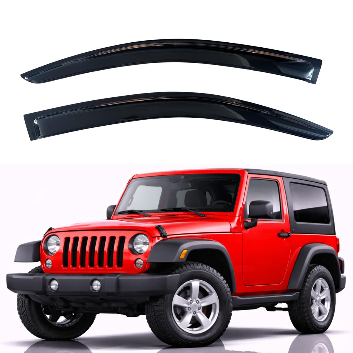 KPY Rain Guards Fit for 2006-2013 Lexus IS250 IS350, Out-Channel Window Visors Vent Wind Deflectors 4PC, Car Accessories for 06-13 Lexus is Series — view 255