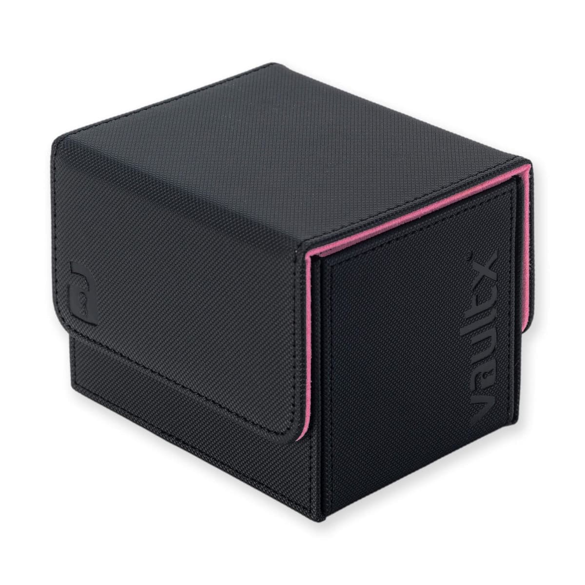 Vault X Caja para mazos de cartas coleccionables de carga lateral, 100+ cartas, material Exo-Tec de primera calidad, tapa magnética extraíble, MTG Commander, TCG (Negro/Amarillo) — view 20