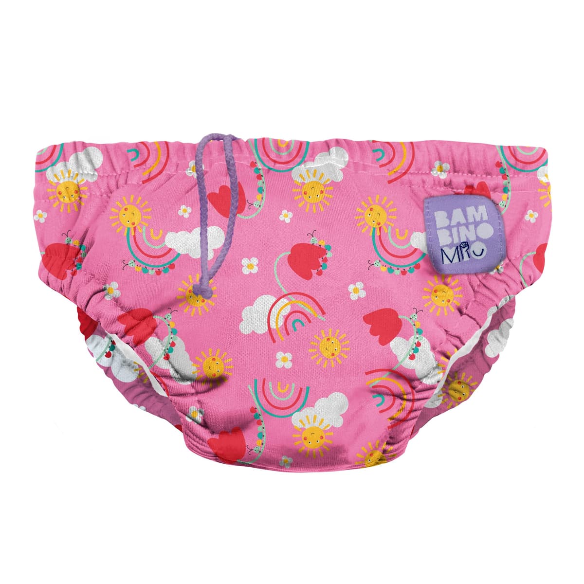 Bambino Mio Baby and Toddler Reusable Swim Nappy Pant, 2-3 Years, Whale Wharf, Boys and Girls — view 16