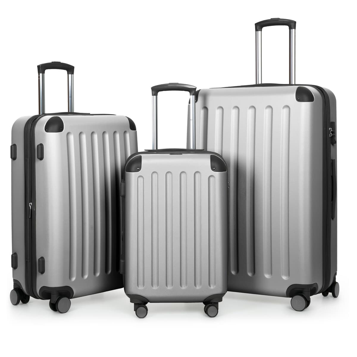 HAUPTSTADTKOFFER - Spree - Equipaje de Mano, Maleta rígida, Trolley expandible, 4 Ruedas Dobles, TSA, 55 cm, 42 litros, Blanco — view 11