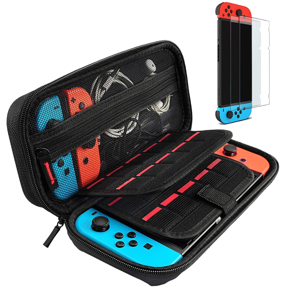 daydayup Funda de Transporte Compatible con PlayStation Portal Remote Player, Funda para PlayStation Portal con Bolsillo con Cremallera, Bolsa de Mano de Juegos para PS Portal (Negro) — view 8