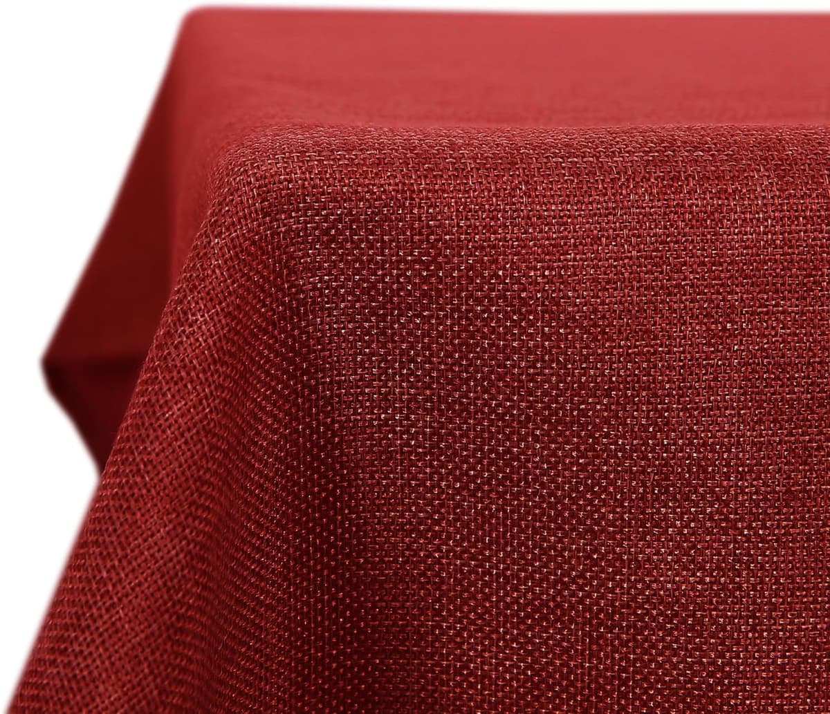 Deconovo Mantel Mesa Rectangular para Comedor Cocina o Salón Efecto Lino 130 x 200 cm Color Lino — view 31