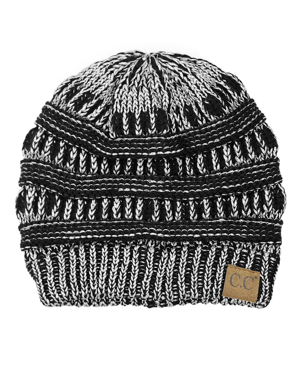 C.C Trendy Warm Chunky Soft Stretch Cable Knit Beanie Skully, Winter Mint, One Size — view 102