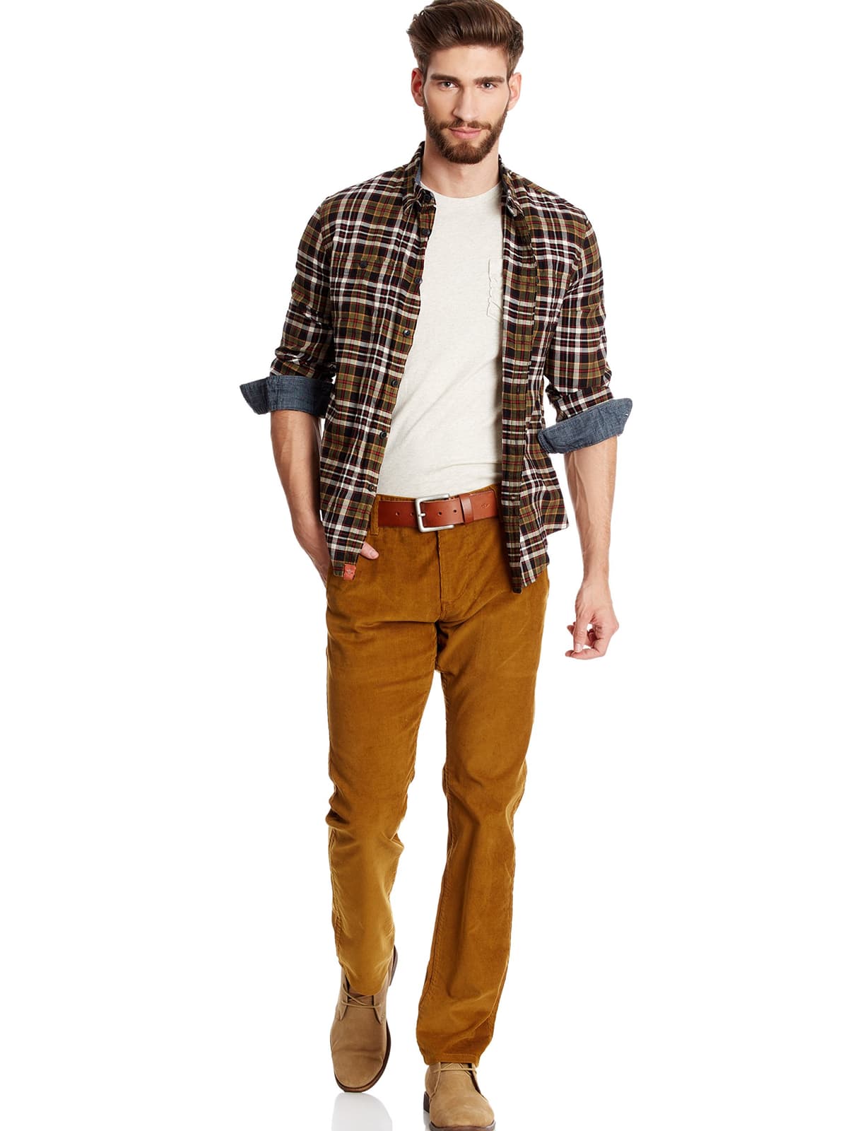 Dockers Men's Alpha Khaki Original Slim Trousers — view 17